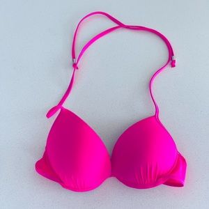 Neon Pink Victoria Secret PINK Push-up Swimsuit